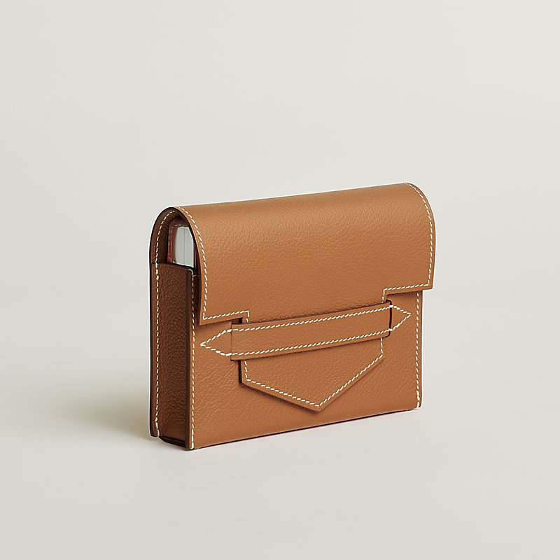 【Hermès】 Set de cartes à jouer avec étui Etui à cartes de bridge Lord Pocket - Marron | Hermès France